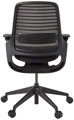 Steelcase Series 1 Office Chair with Carpet Casters in Black