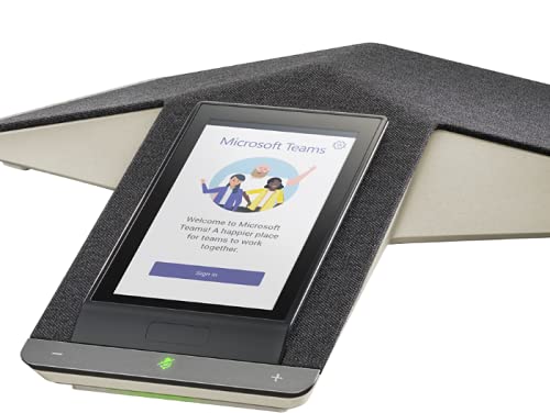 Plantronics Poly Trio C60 IP Conference Phone - Smart Conference Phone with 5' Color Touch Display - Teams, Zoom Compatible