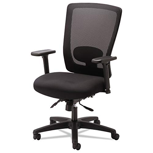 Alera ALENV42M14 Envy Series Mesh Mid-Back Multifunction Chair, Black