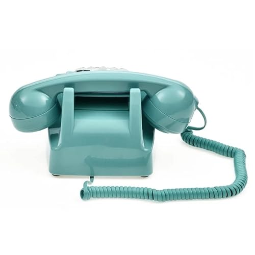 Retro Old-Fashioned Wired Telephone Mini-Key Dial Phone