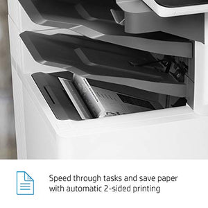 HP LaserJet Enterprise MFP M634z Monochrome Multifunction Duplex Printer with Extra Paper Trays and 3-bin Stapler/Stacker (7PS96A)