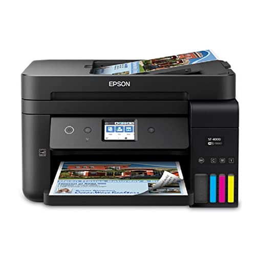 Epson Workforce Eco-Tank Series ST-4000 Inkjet Multifunction Copier, Printer, Scanner