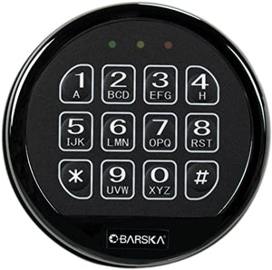 BARSKA AX13614 Digital Keypad White Jewelry Safe 2.75 Cubic Ft with LED Light, Multi, Large