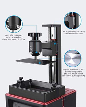 ELEGOO Mars Pro MSLA 3D Printer UV Photocuring LCD 3D Printer with Matrix UV LED Light Source, Built-in Activated Carbon,Off-Line Print 4.53in(L) x 2.56in(W) x 5.9in(H) Printing Size (Renewed)