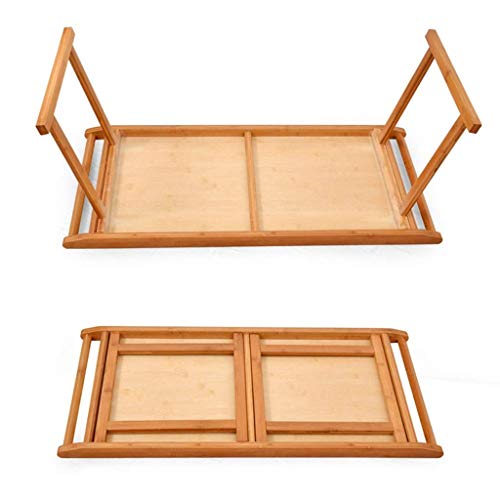 SFFZY Bamboo Laptop Desk Tray, Foldable Laptop Table, Bamboo Laptop Desk Tray, Breakfast Serving Bed Trays