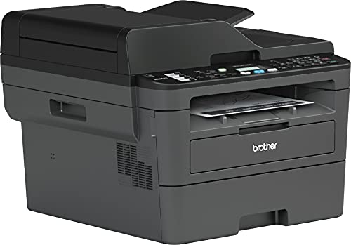 Brother MFC-L2710 All-in-One Wireless Monochrome Laser Printer for Home Office - Print Copy Scan Fax, Auto Duplex Print, Speed Up to 32 ppm, 50-Sheet ADF, Amazon Alexa, AirPrint, BROAGE Printer Cable