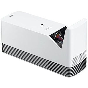 LG HF85JA Ultra Short Throw Laser Smart Home Theater Projector (2017 Model) White + 2 x 6ft High Speed HDMI Cable + Lens Cleaning Pen + Ceiling Bracket + 6-Outlet Surge Adapter