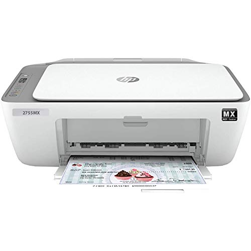 VersaCheck HP Deskjet 2755 MX MICR All-in-One Check Printer and VersaCheck Gold Check Printing Software Bundle, White (2755MX)