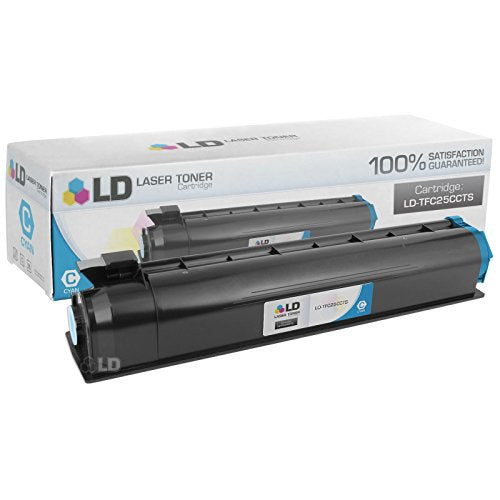 LD Compatible Toner Cartridge Replacement for Toshiba T-FC25 (2 Black, 2 Cyan, 2 Magenta, 2 Yellow, 8-Pack)