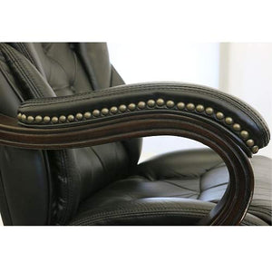 Standard Black Faux Leather Executive Chair - NBF Signature Series Kingston Collection