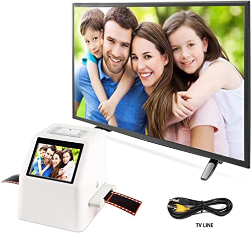 MYDLO High Resolution Film and Slide Scanner with 3.5" LCD Screen, 22 MP, 1080P, All-in-1 - Converts 35mm, 126, 110, Super 8 to JPEG