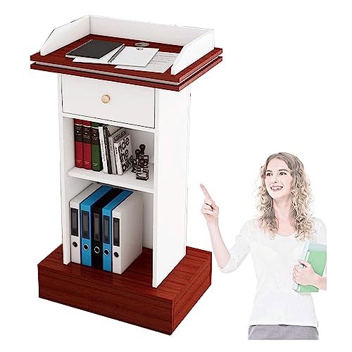 GIADO Portable Lectern Podium Stand Heavy Duty Height 110cm