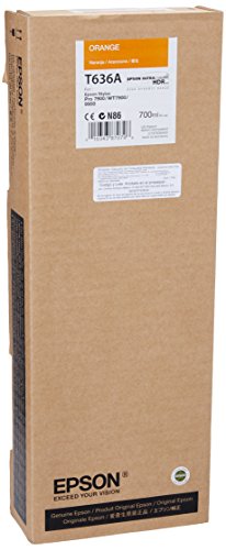 Epson UltraChrome HDR Ink Cartridge - 700ml Orange (T636A00)