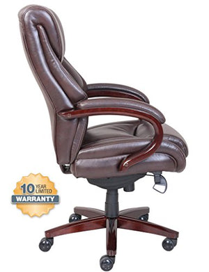 La-Z-Boy Bellamy Executive Bonded Leather Office Chair - Coffee (Brown)