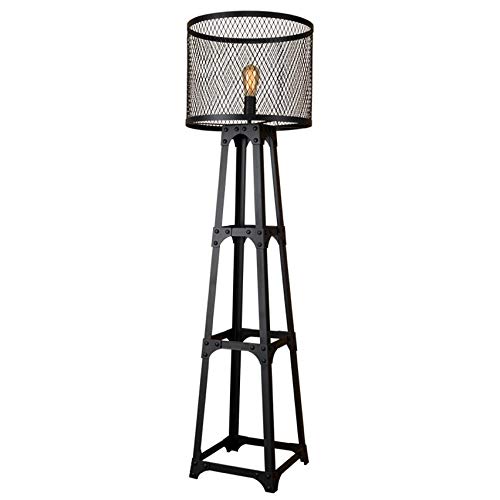 EESHHA Vintage Black Tripod Floor Lamp for Dining Room Foyer