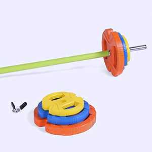 Barbell Plates 40 lbs Weight Adjustable Barbells Barbell Set with 1.3 Meters Connector for Home Gym Fitness Lifting Exercise Workout Strength Training Equipment