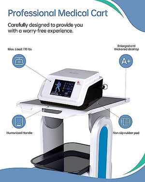 PerVita Medical Professional Ultrasound Cart with Drawer