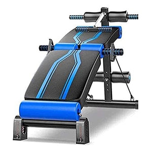 ZXNRTU Full Body Workout Sit Up Bench, Foldable Multi-Purpose Exercise Bench for Full Body Workout, Abdominal Training Equipment, Incline Decline Strength Training Bench for Home Gym
