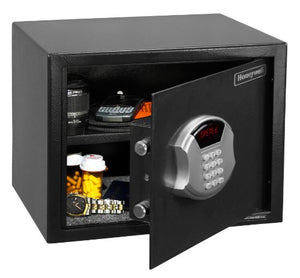 Honeywell Safes & Door Locks 5103 Medium Steel Security Safe with Hotel-Style Digital Lock HONEYWELL-5103 Medium, 0.83-Cubic Feet, Black, Medium