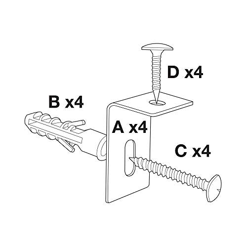 Luxor Home School Classroom Wall-Mount Magnetic Music Notation Whiteboard - 72"W x 48"H