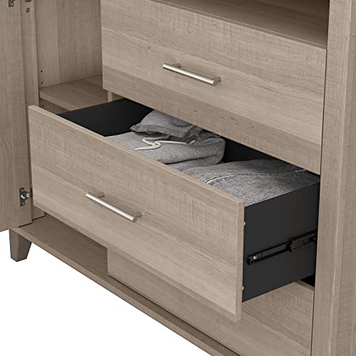 Bush Furniture Somerset Office Storage Credenza in Ash Gray