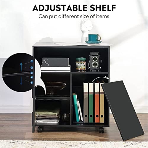 EDWAL Vertical Storage Cabinet with Adjustable Shelf - Office Home Filing Cabinet