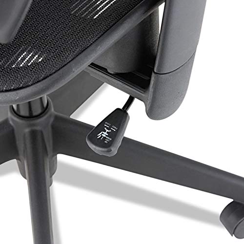 Alera ALEEP4218 Epoch Series All Mesh Multifunction Mid-Back Chair, Black