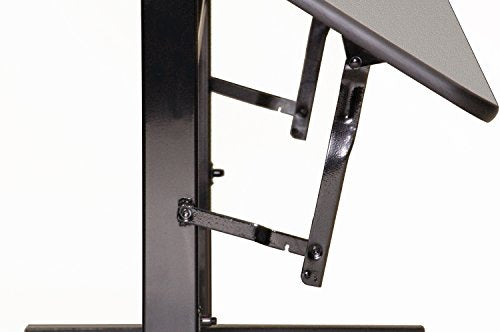 Correll Econoline Flip Top Table 24" x 72" Adjustable Height Gray Granite Melamine Top (Pack of 8)