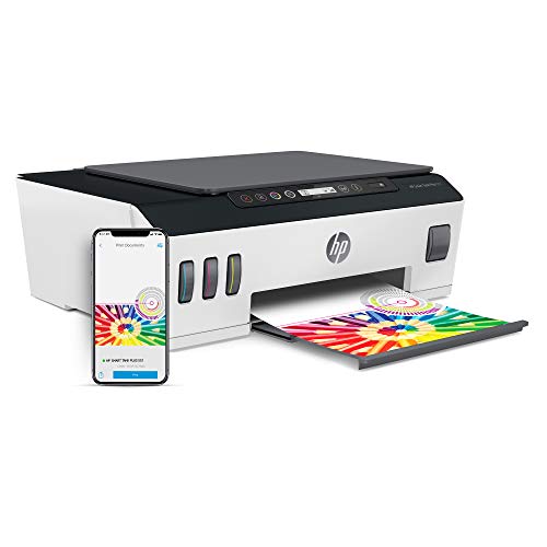 HP Smart-Tank Plus 551 Wireless All-in-One Ink-Tank Printer | up to 2 Years of Ink in Bottles | Mobile Remote Print, Scan, Copy (6HF11A)