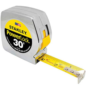Stanley PowerLock Tape Measure (Master Carton of 24, 30-Foot)