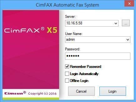 CimFAX T5 Two-line/Two-Port Fax Server Fax2email Remote login All-in-one Fax System 200 Users Send/Receive Fax from PC/Phone Fax Via Phone Line V.34 High Speed Fax Modem