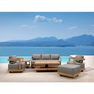 212 Main Granada Deep Seating Set Natural Smooth Well Sanded 6 Piece