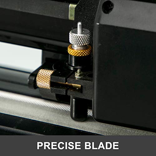 VEVOR Vinyl Cutter 53Inch Vinyl Cutter Machine Manual Vinyl Printer Plotter Cutter with Floor Stand Vinyl Plotter Adjustable Force Speed for Sign Making