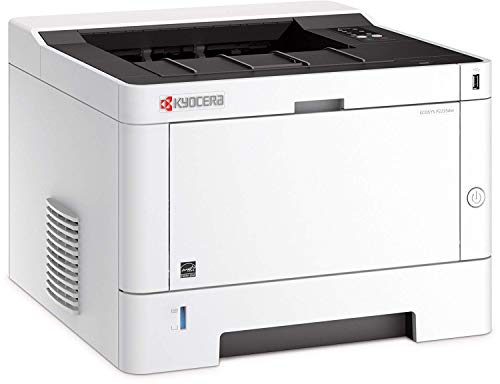Kyocera 1102RW2US0 ECOSYS P2235dw Monochrome Network Laser Printer, 37 ppm B&W, 600 x 600 DPI Up To Fine 1200 DPI, Standard Stackless Duplex, Wireless and Wi-Fi Direct Capability, 256 MB Memory