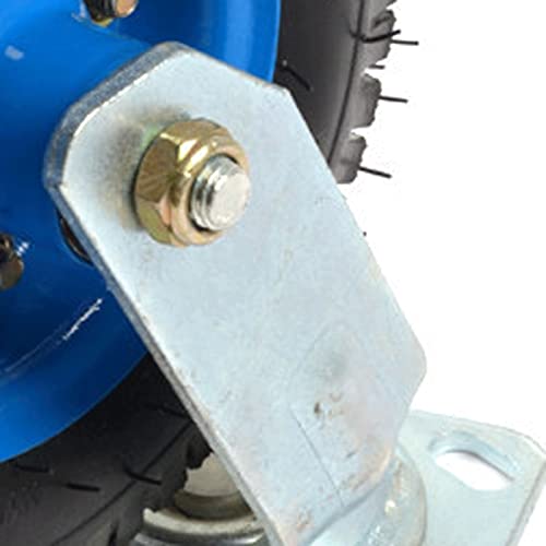 TekniS 8-Piece Universal Wheel Casters - Small, Labor-Saving, Anti-Rust, Wear-Resistant - Ideal for Trolleys, Furniture, Shelves, Workbenches