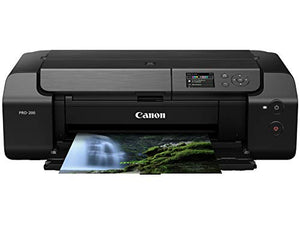 Canon PIXMA PRO-200 Wireless Professional Color Photo Printer, Prints up to 13"X 19", 3.0" Color LCD Screen, & Layout Software and Mobile Device Printing, Black