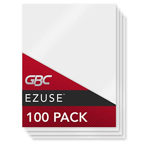 GBC Thermal Laminating Sheets / Pouches, Menu Size, 5 Mil, EZUse, 100-Count (3740474CF)