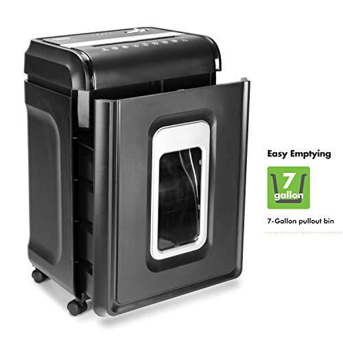 Aurora AU2260XA Heavy Duty 22-Sheet Crosscut Shredder - 60 Min Run Time - 7-Gallon Basket