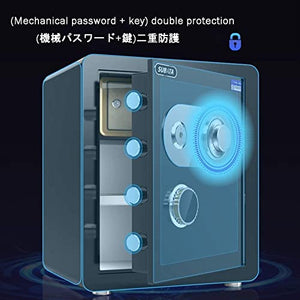 QXWJ Safe Box,Safe Safe Box Security Safe Box Digital Cabinet Safe Steel,Fireproof,Waterproof and Anti-Theft Security Large-Capacity Storage Cabinet,Small Household High 25cm/30cm/45cm