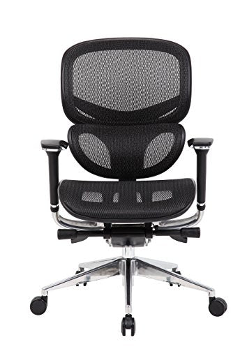 Boss Office Products B6888-BK Multi-Function Mesh Chair in Black