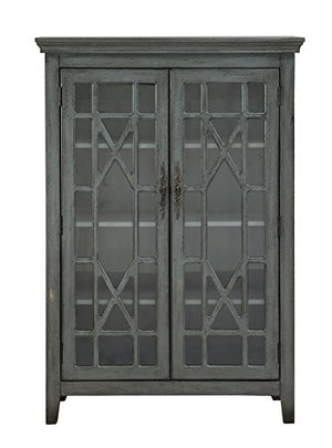 Treasure Trove 17348 Two Door Bookcase, Grey