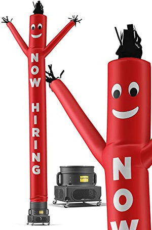 LookOurWay Air Dancers Inflatable Tube Man Complete Set with 1 HP Blower, 20-Feet, Now Hiring