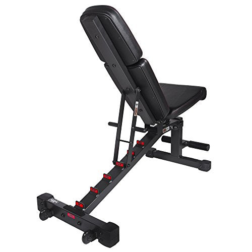 XMark 9010 Adjustable Weight Bench, 1500 lb Weight Capacity, Flat Incline Decline Weight Bench, Utility Bench, Dumbbell Bench Adjustable, Multi-Purpose, Adjustable Bench For Weight Lifting