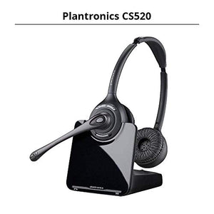 Plantronics CS520 Binaural Wireless Headset System with EHS Cable APC-43, Bundle for Cisco Phone Systems