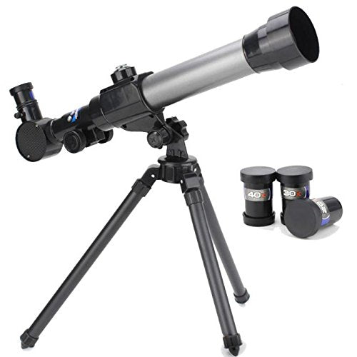 Astronomical Telescope for Kids Landscape Telescope with Tripod Compact Large Eyepiece Bird Watch Travel Outdoor Sports Games Concerts Early Science Education Toys for Children
