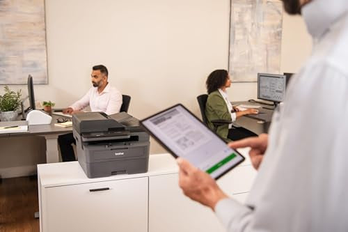 Brother MFC-L2820DW Wireless Monochrome All-in-One Laser Printer | Copy, Scan, Fax, Duplex | Black & White | Refresh Subscription Trial | Amazon Dash Replenishment Ready
