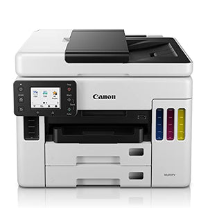 Canon MAXIFY GX7020, Wireless MegaTank Small Office All-in-One Printer, [Print, Copy, Scan, Fax ], White