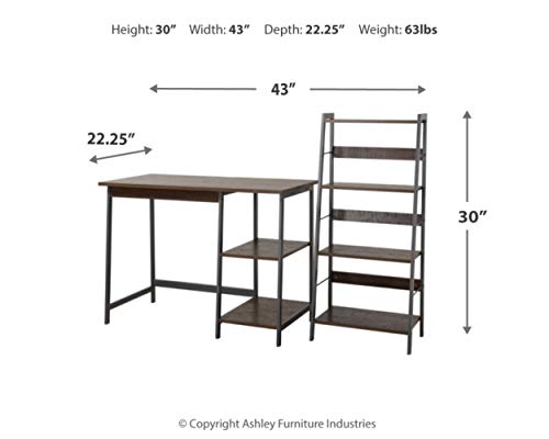 Signature Design by Ashley Soho Desk, Dark Brown