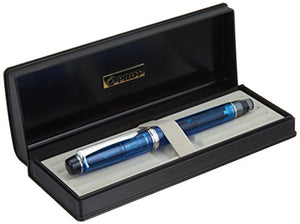 Pilot Fountain Pen Custom Heritage 92, Transparent Blue Body, F-Nib (FKVH-15SRS-TL-F)
