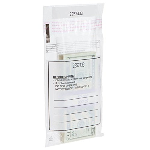 One Strap / 100 Note Sequential Currency Strap Bags - 5000/case